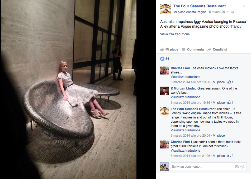 New York, chiude lo storico The Four Seasons restaurant New York, chiude lo storico The Four Seasons restaurant