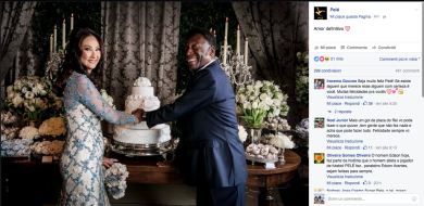 Pelè, terzo matrimonio a 75 anni