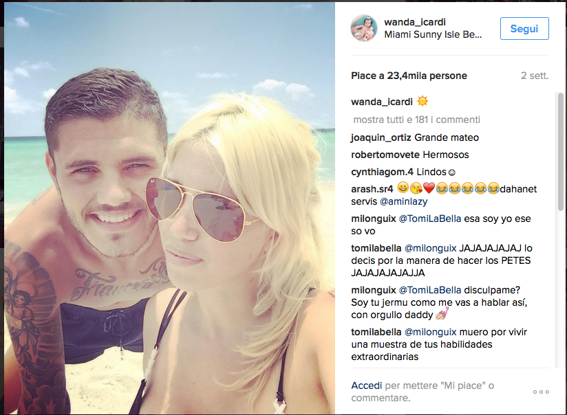 Inter, Icardi e Wanda Nara: il triangolo che infiamma il mercato Inter, Icardi e Wanda Nara: il triangolo che infiamma il mercato