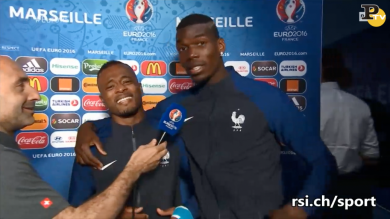 Pogba ed Evra: l’intervista dopo Francia-Germania | video