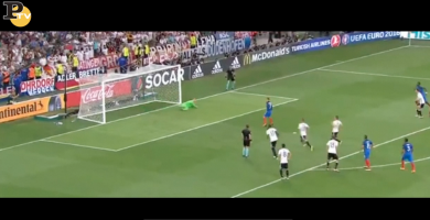 Griezmann: rigore  dell’1-0 Francia-Germania | video