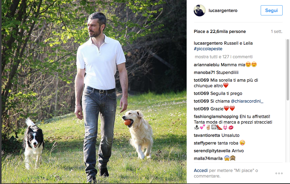 Luca Argentero, vacanza di passione con Cristina Marino Luca Argentero, vacanza di passione con Cristina Marino