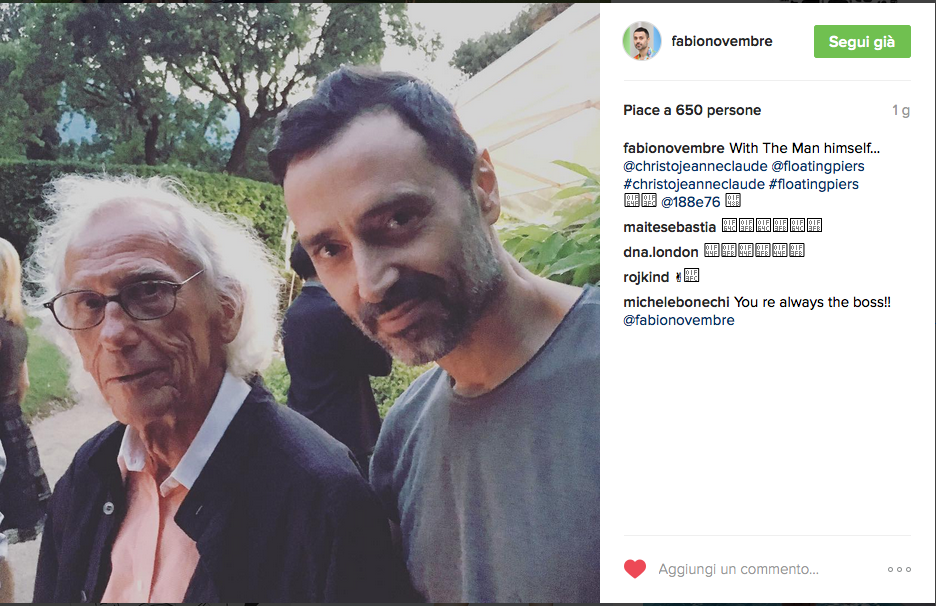 Da Carlo Cracco a Willem Dafoe, tanti i vip sulla passerella di Christo Da Carlo Cracco a Willem Dafoe, tanti i vip sulla passerella di Christo
