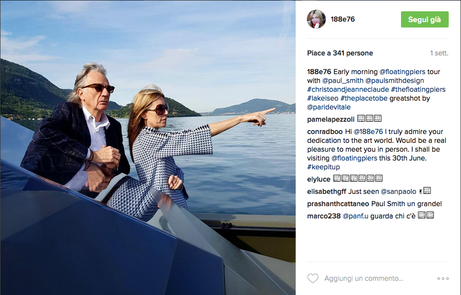 Da Carlo Cracco a Willem Dafoe, tanti i vip sulla passerella di Christo Da Carlo Cracco a Willem Dafoe, tanti i vip sulla passerella di Christo