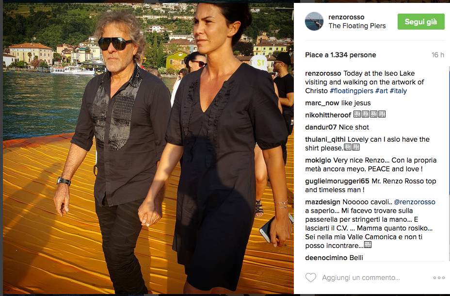 Da Carlo Cracco a Willem Dafoe, tanti i vip sulla passerella di Christo Da Carlo Cracco a Willem Dafoe, tanti i vip sulla passerella di Christo