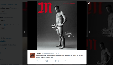 Francia indignata per il nudo di Rocco Siffredi su Le Monde
