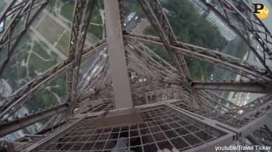 Tour Eiffel: la scalata di tre ragazzi russi | video