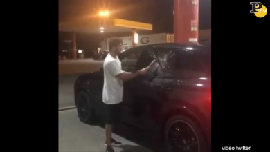 Iannone rompe con un martello la sua Porsche | video