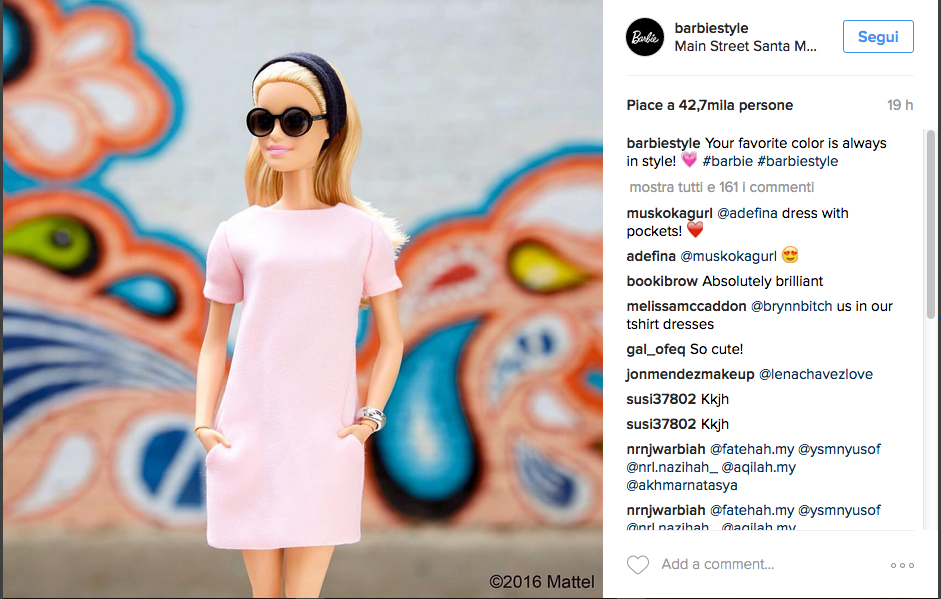 Chiara Ferragni, Mattel dedica una Barbie alla fashion blogger