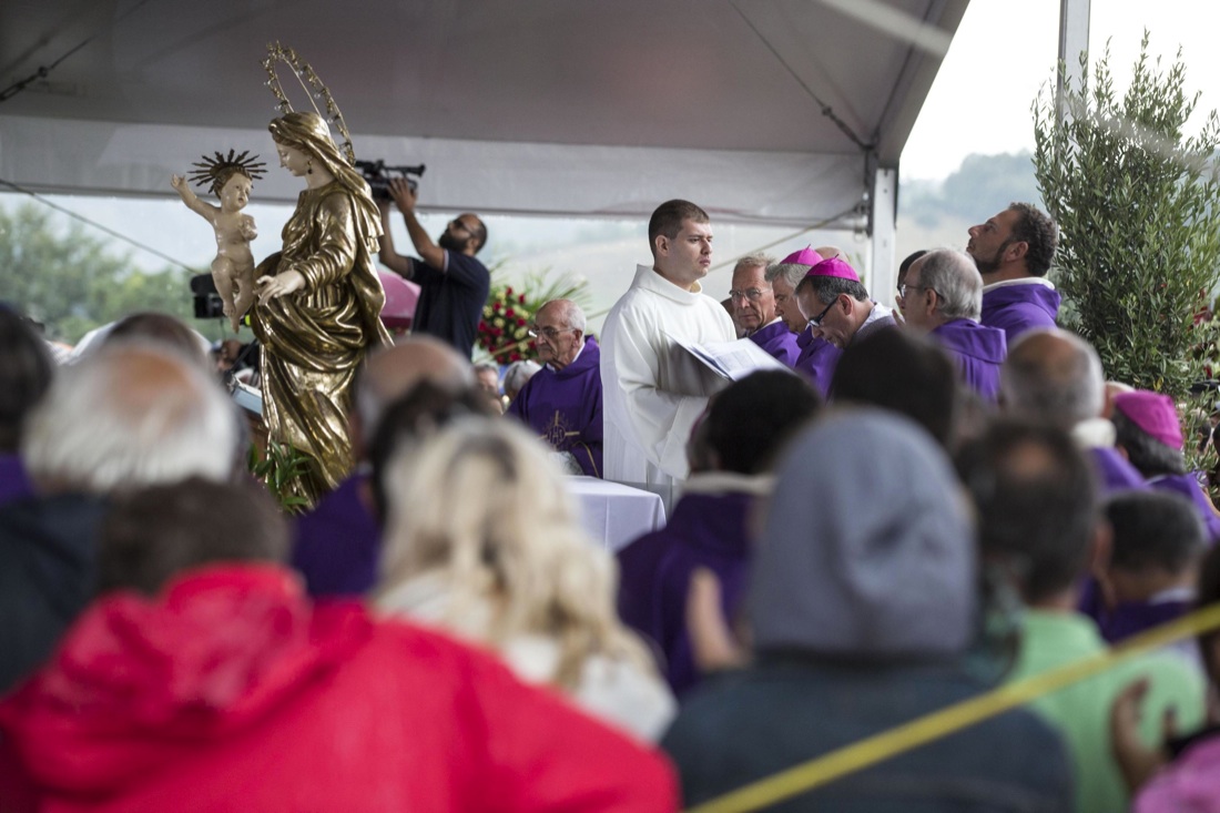 Amatrice: i funerali delle vittime del terremoto – Foto
