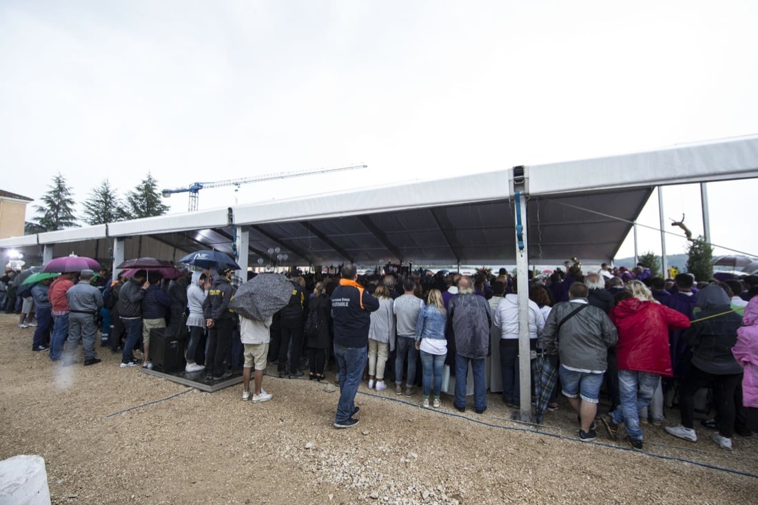 Amatrice: i funerali delle vittime del terremoto – Foto