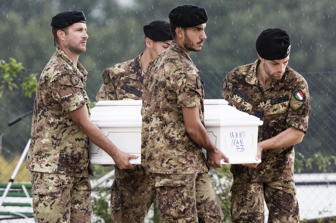 Amatrice: i funerali delle vittime del terremoto – Foto