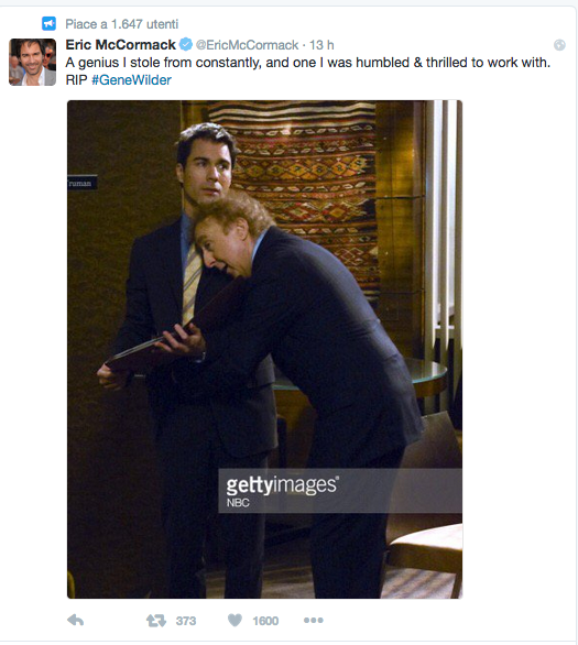 Gene Wilder, il tributo social di Hollywood Gene Wilder, il tributo social di Hollywood