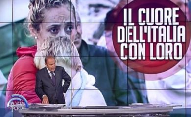 Ascolti 25/8: vince ancora Vespa con lo speciale sul terremoto