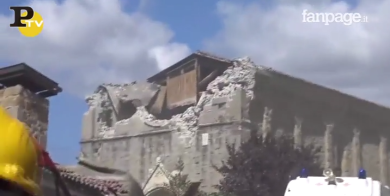 Amatrice, nuove scosse di terremoto: il crollo di una chiesa