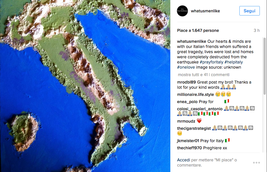 Terremoto, solidarietà social anche dalle star internazionali Terremoto, solidarietà social anche dalle star internazionali