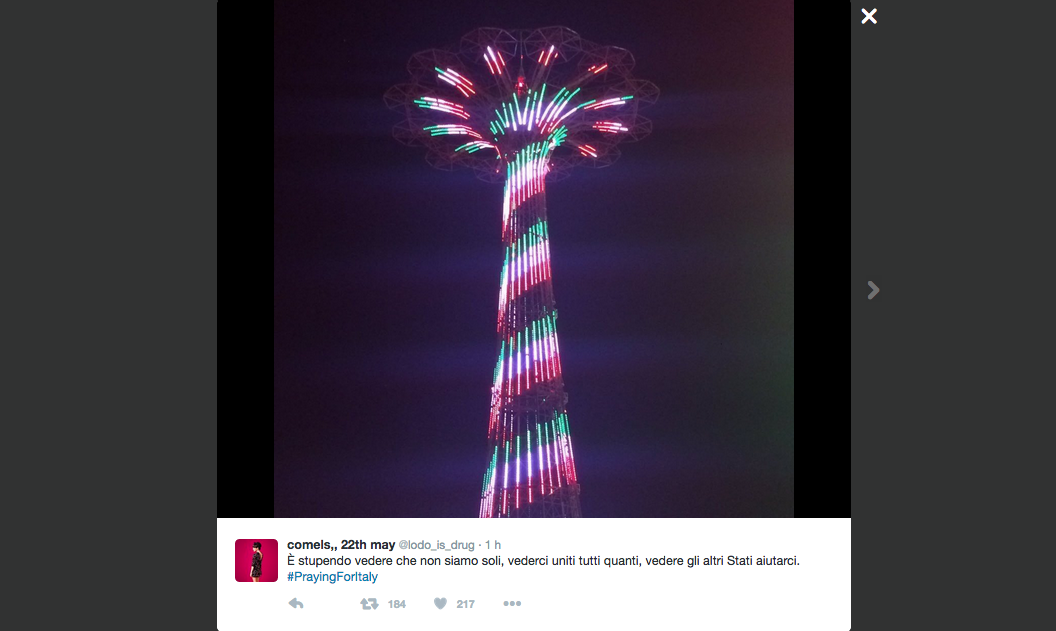 Terremoto, solidarietà social anche dalle star internazionali Terremoto, solidarietà social anche dalle star internazionali