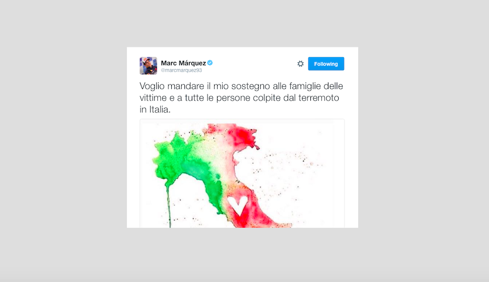 Galleria foto 'Terremoto, il cordoglio nel mondo dello sport' - foto 18