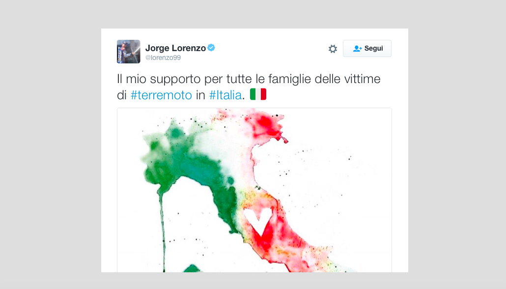 Galleria foto 'Terremoto, il cordoglio nel mondo dello sport' - foto 20