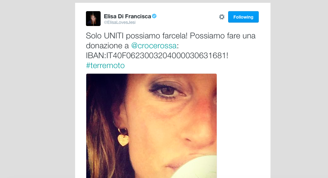 Galleria foto 'Terremoto, il cordoglio nel mondo dello sport' - foto 8