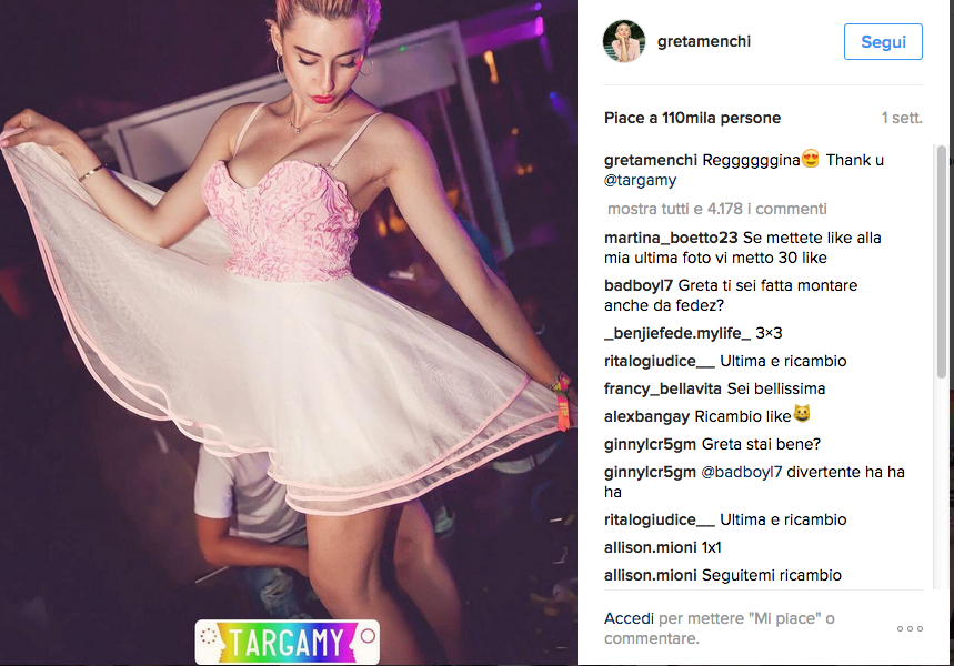 Fedez, la nuova fiamma è Greta Menchi