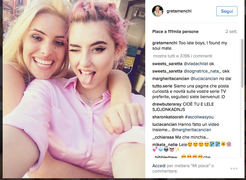 Fedez, la nuova fiamma è Greta Menchi