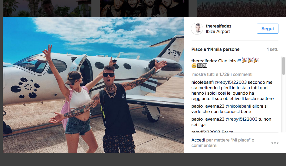 Fedez, la nuova fiamma è Greta Menchi