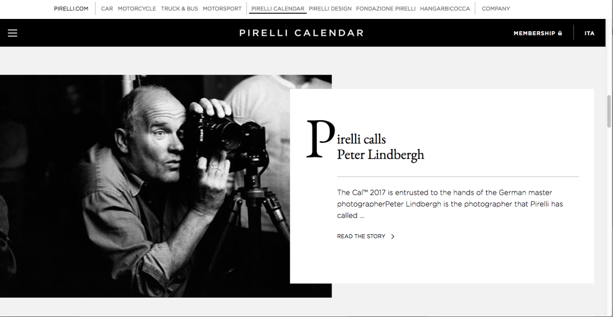 Galleria foto 'Calendario Pirelli, online il nuovo sito' - foto 3