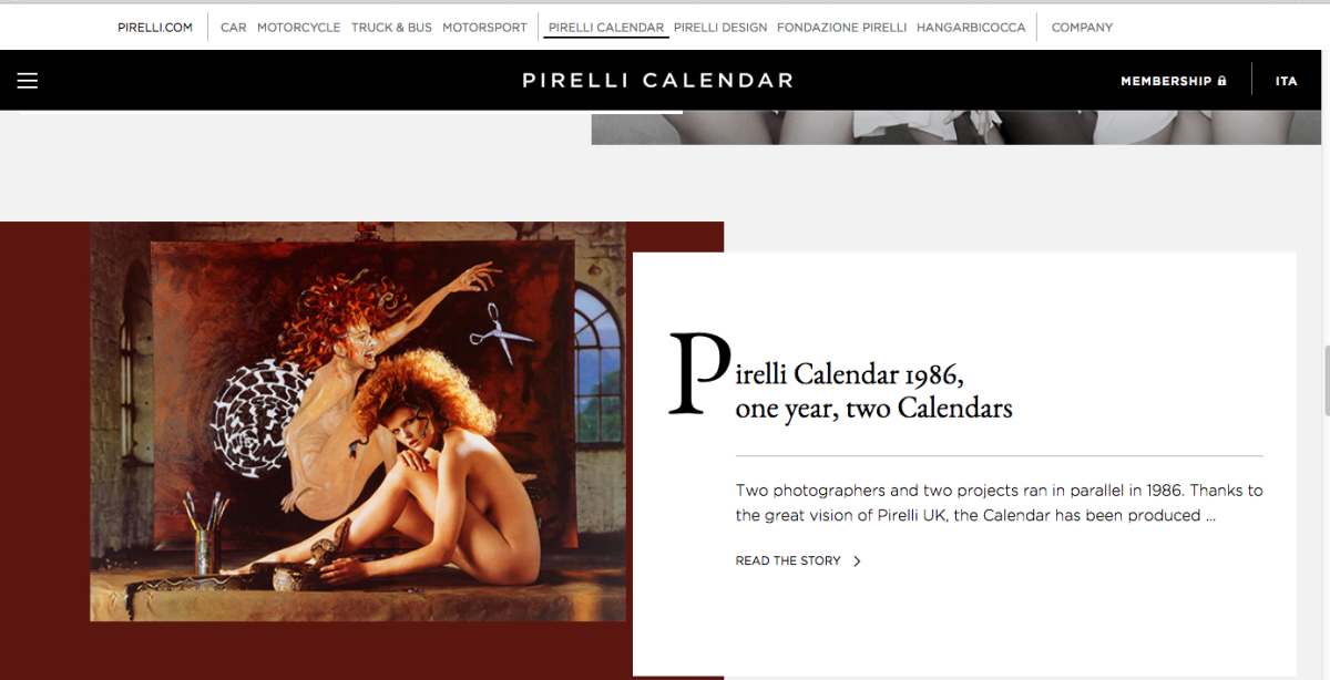 Galleria foto 'Calendario Pirelli, online il nuovo sito' - foto 5
