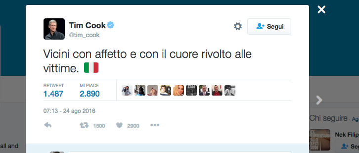 Terremoto, la solidarietà vip corre sui social network Terremoto, la solidarietà vip corre sui social network