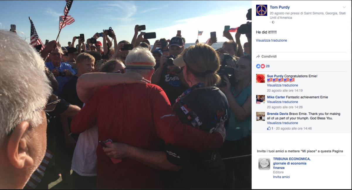 Galleria foto 'Ha 93 anni il veterano che ha attraversato gli USA a piedi' - foto 8