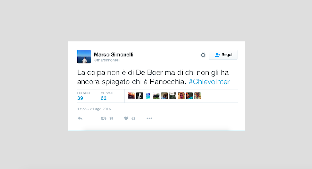 Inter, processo sui social: pazienza per De Boer, tutti contro Ranocchia Inter, processo sui social: pazienza per De Boer, tutti contro Ranocchia