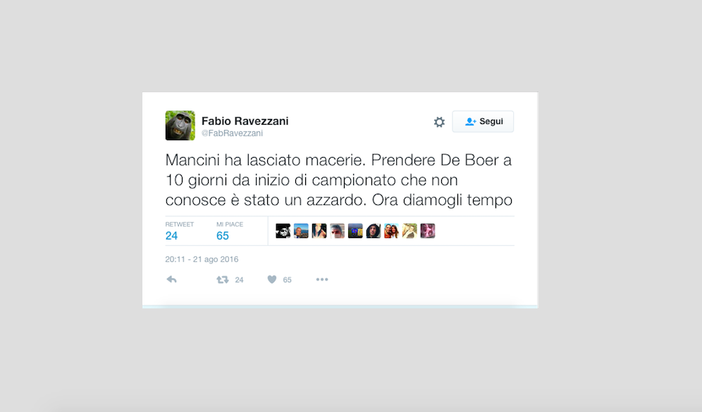 Inter, processo sui social: pazienza per De Boer, tutti contro Ranocchia Inter, processo sui social: pazienza per De Boer, tutti contro Ranocchia