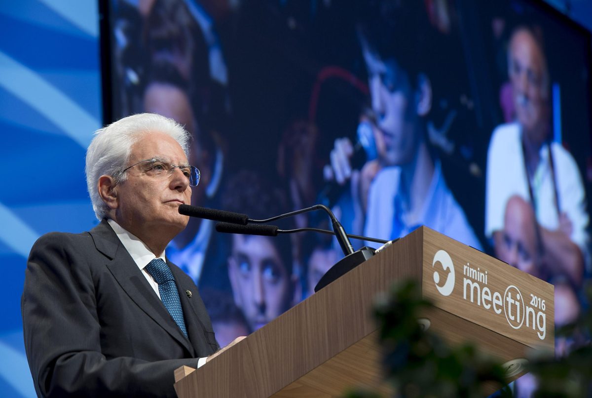 Mattarella al Meeting di Rimini: “Non cediamo alla paura”