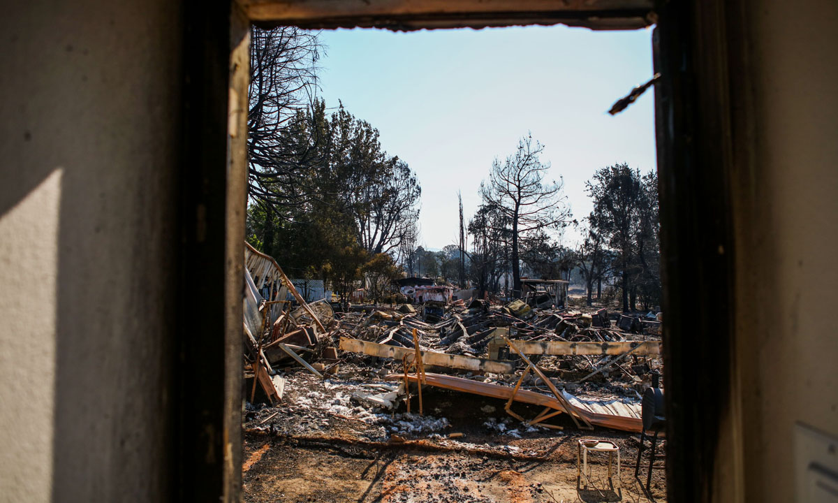 Grandi incendi in California, San Bernardino devastata – Foto