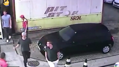 Lochte e 3 nuotatori Usa: il video dal benzinaio