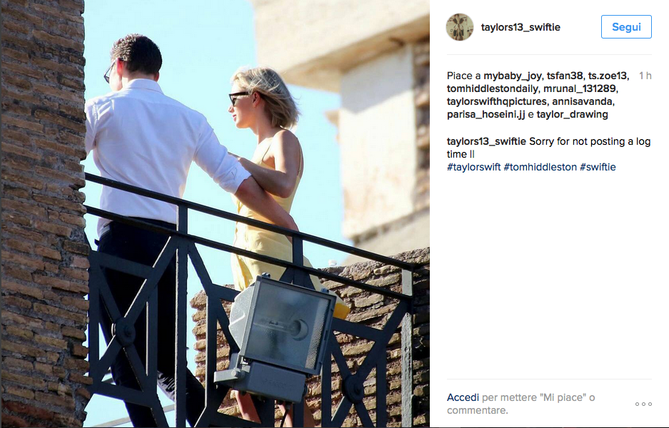 Tom Hiddleston sbarca su Instagram Tom Hiddleston sbarca su Instagram