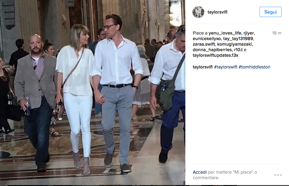 Tom Hiddleston sbarca su Instagram Tom Hiddleston sbarca su Instagram