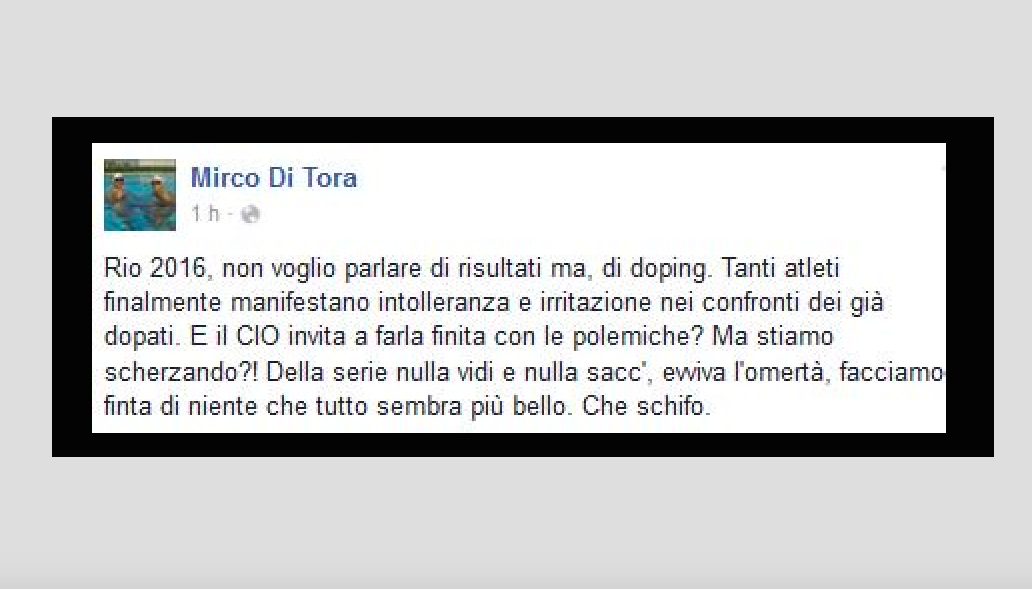 Caso Schwazer: colpa o complotto? Le reazioni di vip e tifosi Caso Schwazer: colpa o complotto? Le reazioni di vip e tifosi