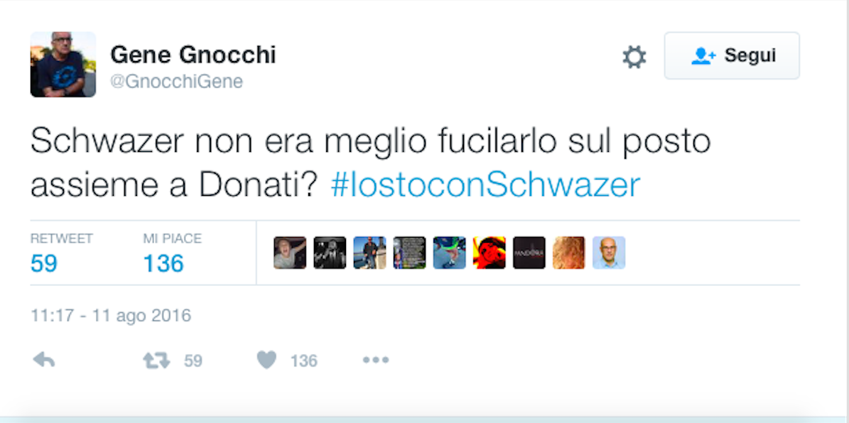 Caso Schwazer: colpa o complotto? Le reazioni di vip e tifosi Caso Schwazer: colpa o complotto? Le reazioni di vip e tifosi
