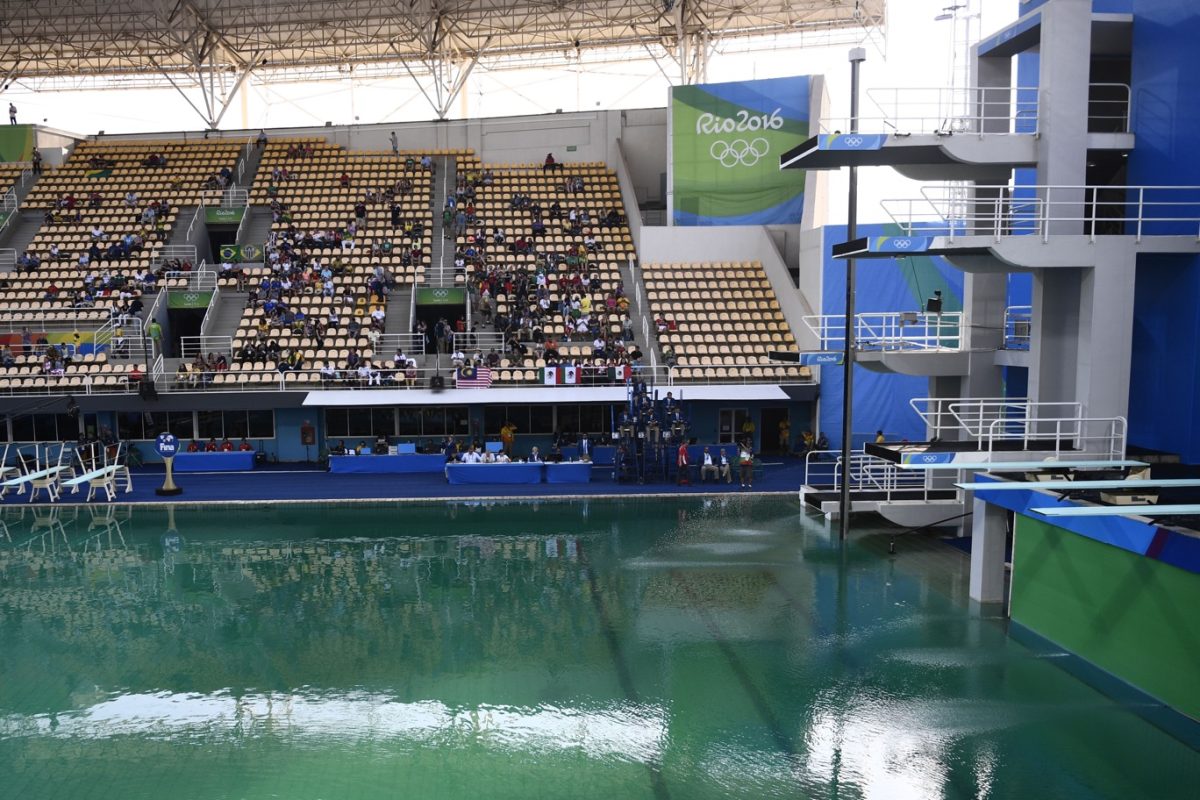 Rio 2016: cosa succede alle acque delle piscine diventate verdi