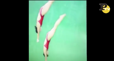 Rio 2016: la piscina dei tuffi è verde | video