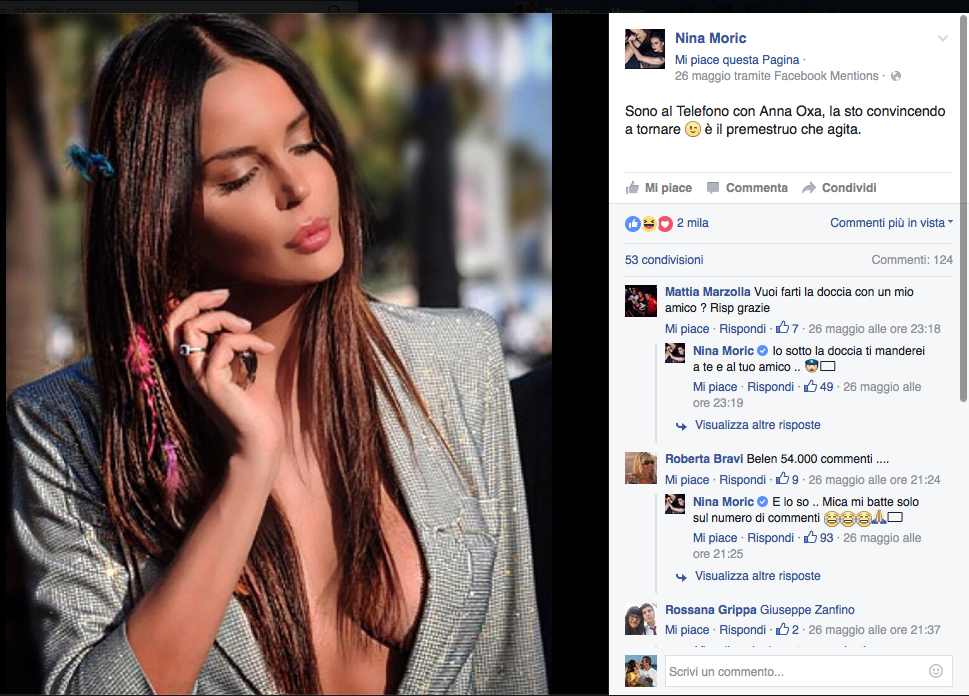 Nina Moric e Fabrizio Corona insieme per amore di Carlos Nina Moric e Fabrizio Corona insieme per amore di Carlos