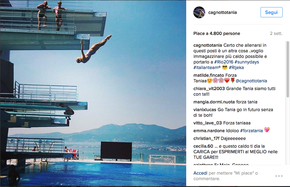 Sui social il dietro le quinte degli azzurri a Rio 2016 Sui social il dietro le quinte degli azzurri a Rio 2016