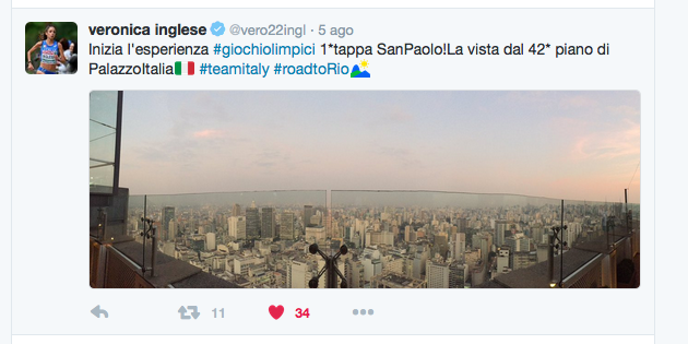 Sui social il dietro le quinte degli azzurri a Rio 2016 Sui social il dietro le quinte degli azzurri a Rio 2016