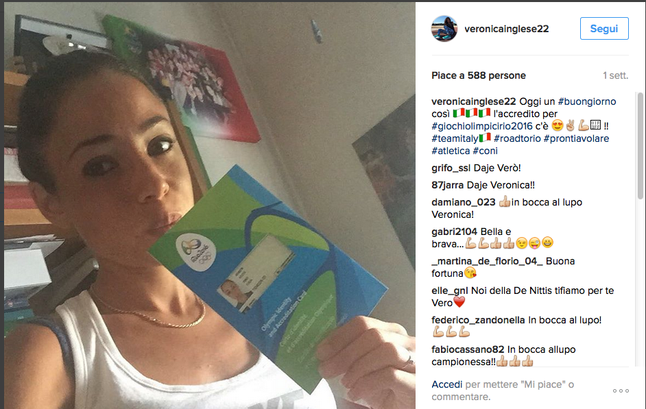 Sui social il dietro le quinte degli azzurri a Rio 2016 Sui social il dietro le quinte degli azzurri a Rio 2016