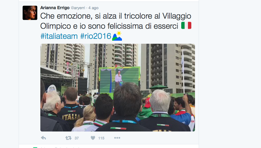 Sui social il dietro le quinte degli azzurri a Rio 2016 Sui social il dietro le quinte degli azzurri a Rio 2016