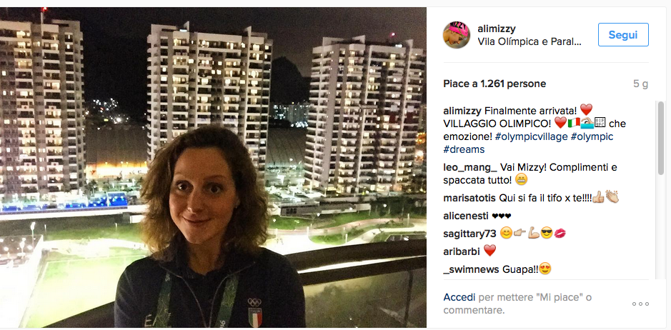 Sui social il dietro le quinte degli azzurri a Rio 2016 Sui social il dietro le quinte degli azzurri a Rio 2016