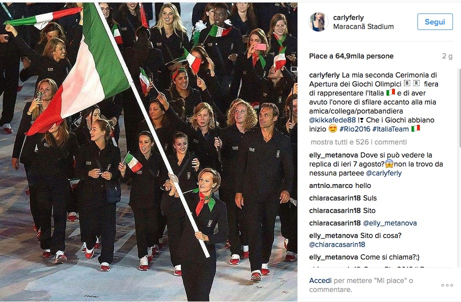 Sui social il dietro le quinte degli azzurri a Rio 2016 Sui social il dietro le quinte degli azzurri a Rio 2016
