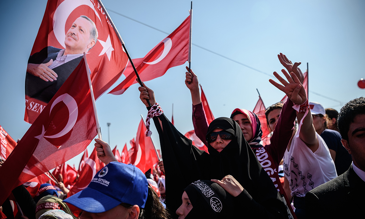 Galleria foto 'Turchia, un milione di persone in piazza con Erdogan – Foto' - foto 12